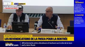 Arnaud Rousseau assure que la FNSEA ne "participera pas à la journée du 10 septembre" mais "se mobilisera cet automne"  #BFM2 