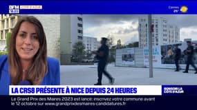 La CRS 8 présente à Nice depuis 24 heures dans le quartier des Moulins