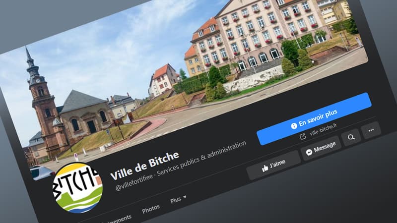Capture d'écran de la page Facebook de la ville de Bitche