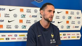 Adrien Rabiot lors de son entretien avec RMC Sport, le 10 octobre 2023.