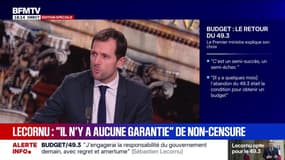 Recours au 49.3 pour adopter le budget: "C'est surtout une décision utile pour le pays", souligne Mathieu Lefèvre