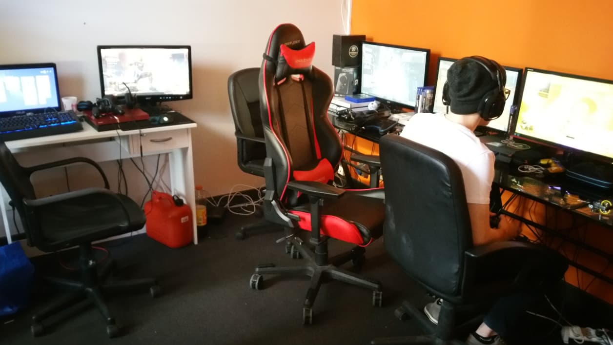 La chambre des joueurs de Call of Duty