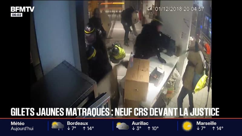 Neuf CRS devant la justice ce lundi, sept ans après avoir matraqué des gilets jaunes dans un fast-food