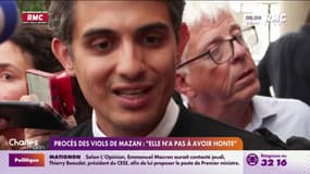 Procès des viols de Mazan : "Elle n'a pas à avoir honte"