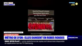 Histoire du jour: elles dansent en robes rouges dans le métro lyonnais