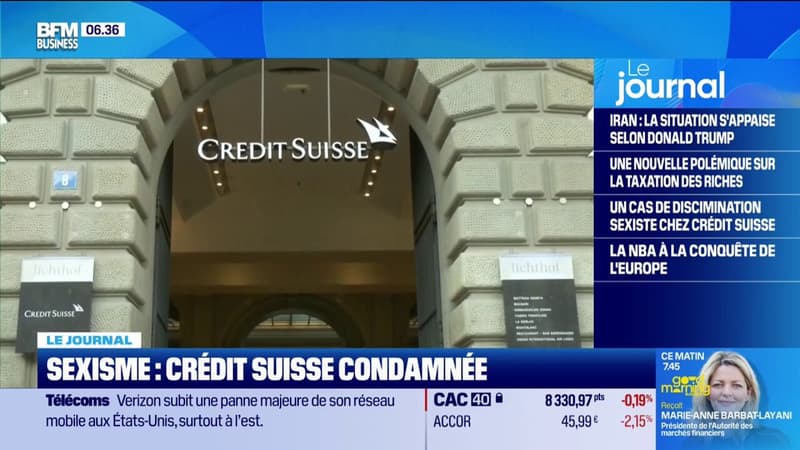 Une condamnation contre Crédit Suisse en France