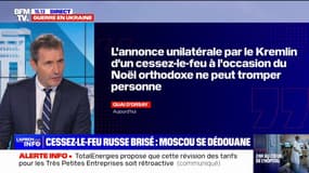 Cessez-le-feu russe en Ukraine: la France dénonce "une tentative grossière" qui "ne peut tromper personne"