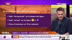 Grève 31 janvier: zizanie dans le métro 