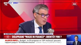 Doliprane : Olivier Faure (PS) "s'oppose à la vente au fonds américain"