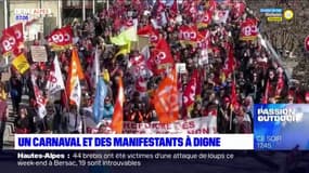 Alpes-de-Haute-Provence: un carnaval et des manifestants à Digne-les-Bains