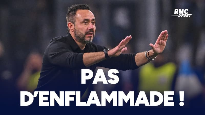 OM : "Nous sommes le 18 octobre, pas le 18 mai" calme De Zerbi