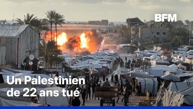 Gaza: une frappe israélienne près d'un camp de déplacés fait un mort et sept blessés