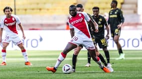 Youssouf Fofana lors de Monaco-Lille, 14 mai 2023