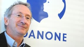 Franck Riboud, ex-PDG de Danone, était président d'honneur