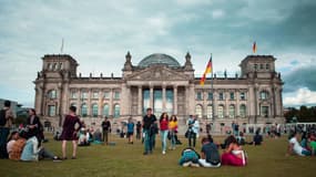 Le Palais du Reichstag, siège du Parlement allemand, à Berlin en août 2019