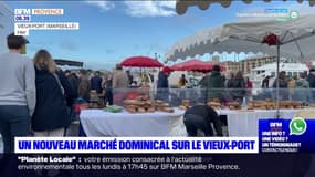 Marseille: un nouveau marché dominical inauguré sur le Vieux-Port