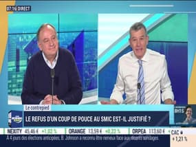 Le contre-pied: Le refus d'un coup de pouce au Smic est-il justifié ?, par Jean-Marc Daniel et Nicolas Doze - 09/12