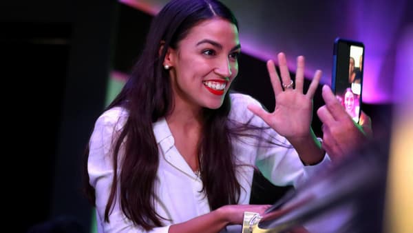 Alexandria Ocasio-Cortez, le 6 novembre 2018. Alexandria Ocasio-Cortez, le 6 novembre 2018.