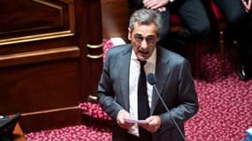 Serge Papin, ministre du Commerce, lors d'une séance de questions au gouvernement au Sénat, à Paris, le 29 octobre 2025.