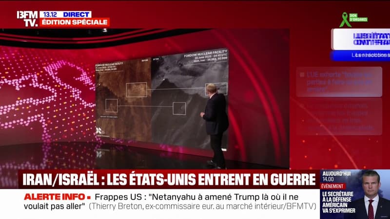 Frappes américaines en Iran: le site de Fordo a été frappé par des bombes GBU-57