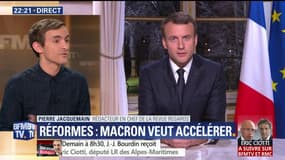 Réformes: Emmanuel Macron veut accélérer