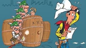 La couverture du prochain Lucky Luke à paraître le 15 novembre 2024.