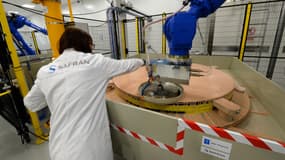 Une employée de Safran (illustration)
