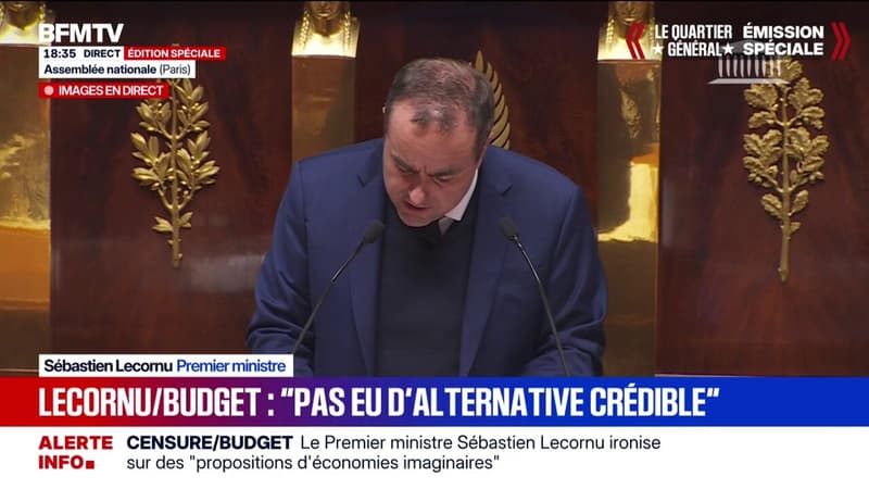 Sébastien Lecornu pointe "un sursaut" dans le budget militaire