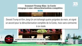Le monde de Macron : Accord historique entre Donald Trump et Kim Jong-un - 12/06