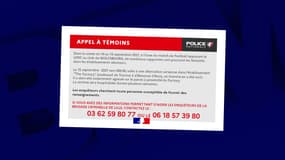 La police a lancé un appel à témoins après l'agression d'un supporter du Losc en septembre 2021.