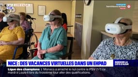 Le Cannet: des vacances en réalité virtuelle pour les résidents d'un Ehpad