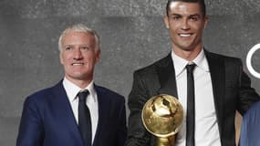 Didier Deschamps et Cristiano Ronaldo, à Dubai le 3 janvier 2019