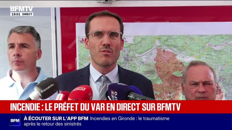 Incendie dans le Var: "La situation reste problématique", détaille le préfet