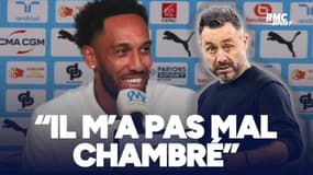 OM : "Il m'a pas mal chambré !" confie Aubameyang à propos de De Zerbi 