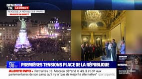Retraites: Emmanuel Macron défend le 49.3 et dit aux parlementaires de son camp qu'il n'y a "pas de majorité alternative"