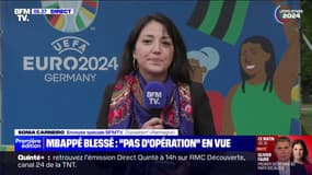 Euro 2024: pas d'opération prévue pour le nez cassé de Kylian Mbappé