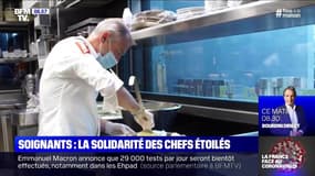Coronavirus: le soutien de chefs étoilés aux soignants