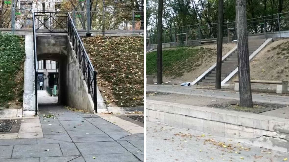 Pour la mairie du 19e, les passages couverts et les gradins de la place sont problématiques.