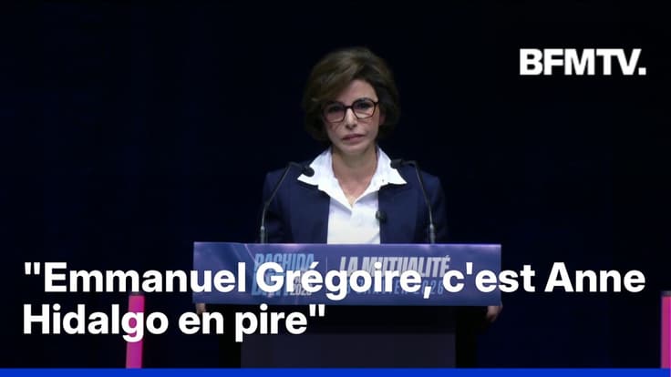 Élection municipale à Paris: le discours de Rachida Dati, ministre de la Culture et candidate LR