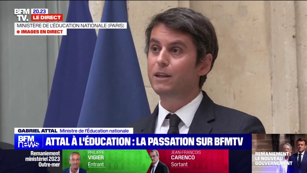 Passation Au Ministère De L'Éducation Nationale: "Oui Je Suis Jeune ...