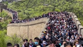La Grande Muraille de Chine prise d'assaut pour le début des vacances