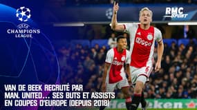 Van de Beek recruté par Man. United… Ses buts et assists en Coupes d’Europe (depuis 2018)