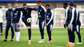 Les Bleus à l'entraînement