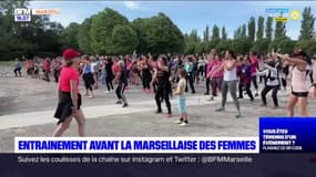 Grand entraînement avant La Marseillaise des femmes