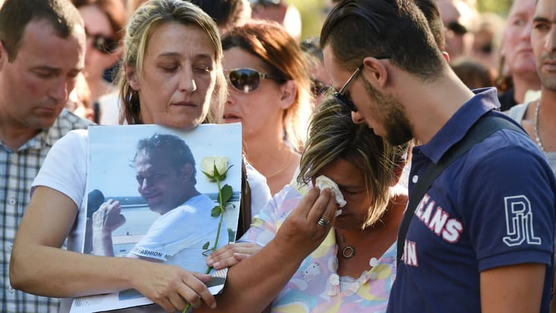 Laurence Cornara, la veuve d'Hervé Cornara, assassiné par l'un des ses employés à Saint-Quentin-Fallavier en juin 2015.