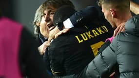 Romelu Lukaku et Antonio Conte