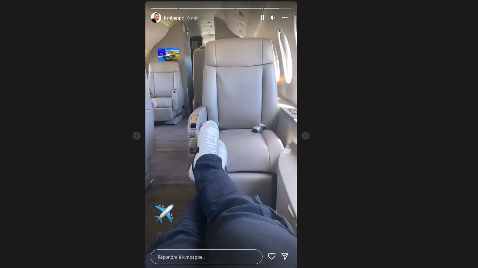 La story Instagram de Kylian Mbappé ce mardi La story Instagram de Kylian Mbappé ce mardi