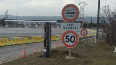 Le nouveau radar a été installé sur l'A7 au niveau du péage de Valence Sud