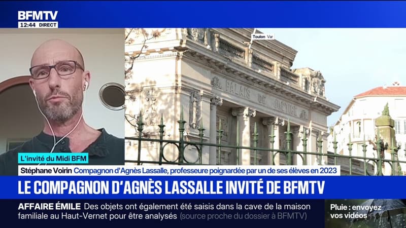 Professeure poignardée à Sanary-sur-Mer: "Les parents ne doivent surtout pas se soustraire à leur devoir d'éducation", affirme le compagnon d'Agnès Lassalle, professeure poignardée par l'un de ses élèves en 2023
