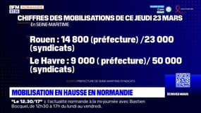 Grève du 23 mars: mobilisation en hausse en Normandie 